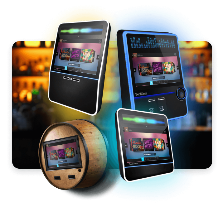 TouchTunes jukebox model options for bars and venues